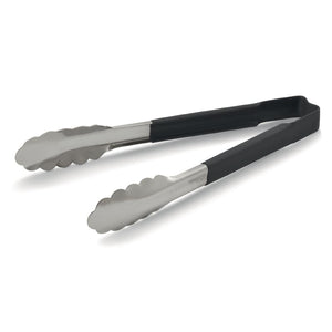 9" Black Grip Tongs - Eco Prima Home and Commercial Kitchen Supply