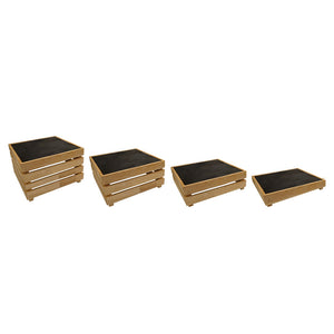 Classic Wooden Crate Risers