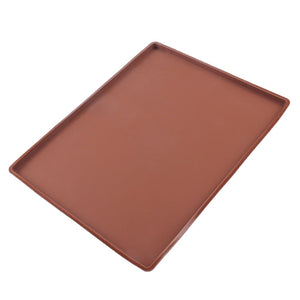 Brown Swiss Roll Cake Mat / Multi-purpose Heat Resistant Pad